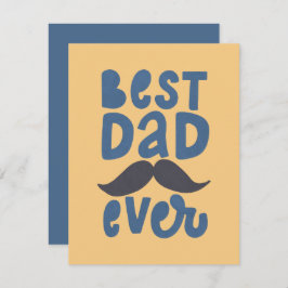 Bester Vater je Mitteilungskarte