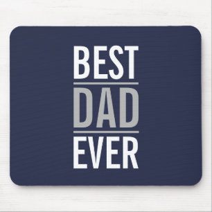 Bester Vater je Modern Navy Blue Mouse Pad Mousepad