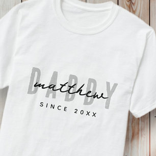 Bester Vater je Moderne Elegante Einfache Vater's T-Shirt