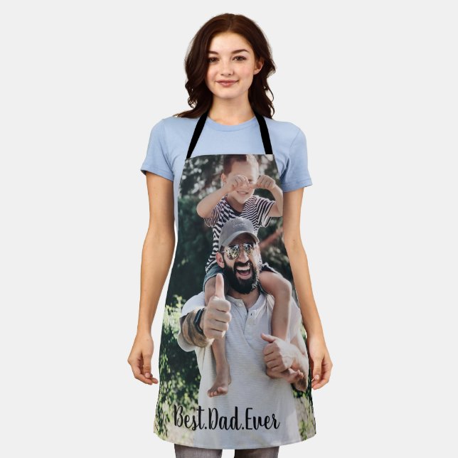 Bester Vater je Moderne Fotosammlung Schürze (Getragen)