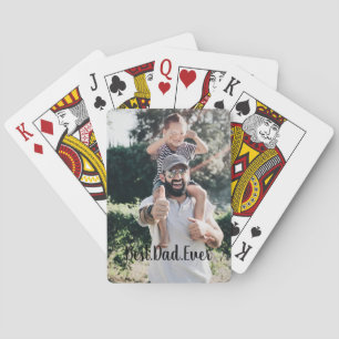Bester Vater je Moderne Fotosammlung Spielkarten