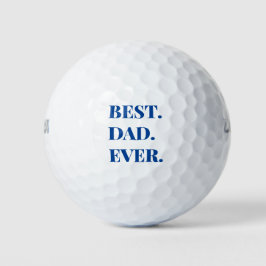 Bester Vater je Moderne Typografie Golf Balls Golfball