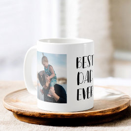 Bester Vater je Modernes Foto Niedlich Kaffeetasse
