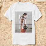 Bester Vater je Modernes Foto T-Shirt<br><div class="desc">Lass deinem Vater,  dass er der Beste ist.</div>