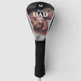 Bester Vater je Modernes Monogramm und Foto Golf Headcover