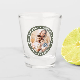 Bester Vater je Modernes Star Custom Foto Schnapsglas