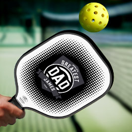 Bester Vater je Modernes Vatertagsgeschenk Pickleball Schläger