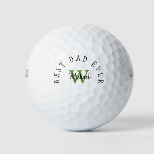 Bester Vater je Monogramm Golfball