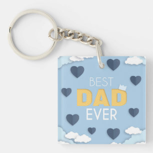 Bester Vater je Niedlicher Vatertag Schlüsselanhänger