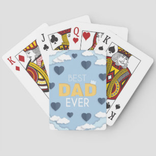 Bester Vater je Niedlicher Vatertag Spielkarten