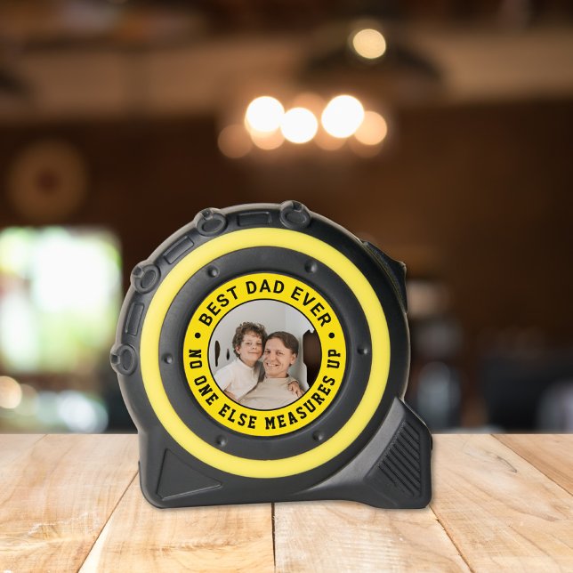 Bester Vater je, niemand misst hoch, Niedlicher Fu Maßband (Von Creator hochgeladen)