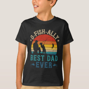 Bester Vater je Ofishally Sunset Fischer T-Shirt