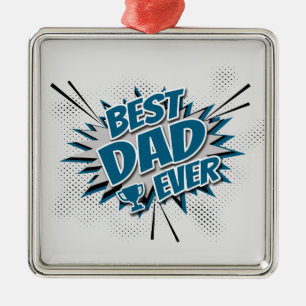 Bester Vater je Ornament Aus Metall