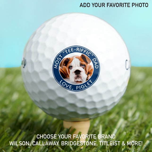 Bester Vater je Personalisiert Golfer Haustier Hun Golfball (Von Creator hochgeladen)