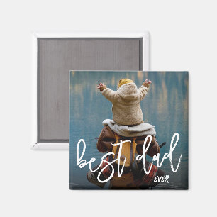 Bester Vater je Personalisiert Vatertag Foto Magnet