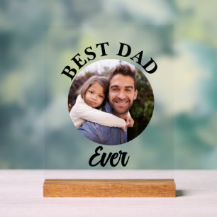 Bester Vater je Personalisierte Fotomodelle Acrylschild