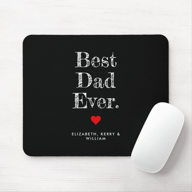 Bester Vater je Personalisierte Namen Mousepad (Mit Mouse)