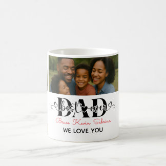 Bester Vater je Personalisierter FotoCollage Kaffeetasse