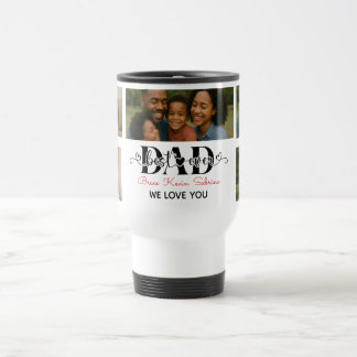 Bester Vater je Personalisierter FotoCollage Reisebecher