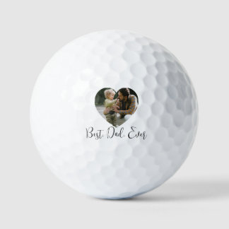 Bester Vater je Personalisiertes Foto Golfball