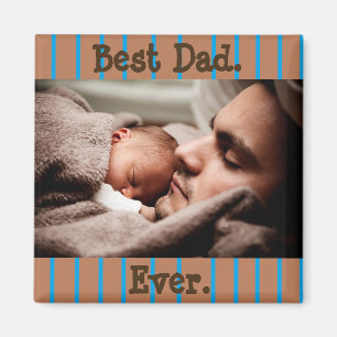 Bester Vater je Personalisiertes Foto Magnet