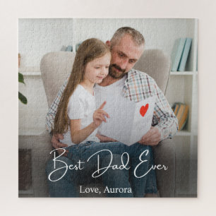 Bester Vater je Personalisiertes Foto Puzzle