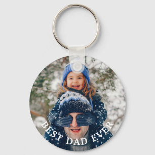 Bester Vater je Personalisiertes Foto Schlüsselanhänger
