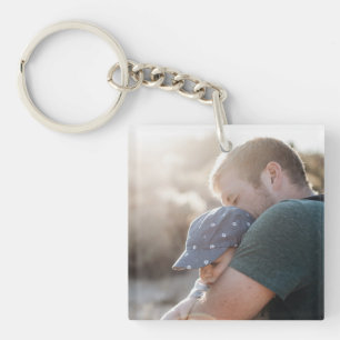 Bester Vater je Personalisiertes Foto Schlüsselket Schlüsselanhänger