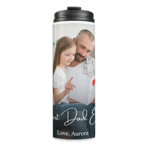 Bester Vater je Personalisiertes Foto Thermosbecher