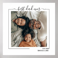 Bester Vater je Personalisiertes Foto und Text