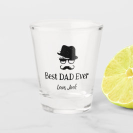 Bester Vater je - Personalisiertes Vatertagsgesche Schnapsglas