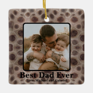 Bester Vater je Petoskey Stone Keramikornament
