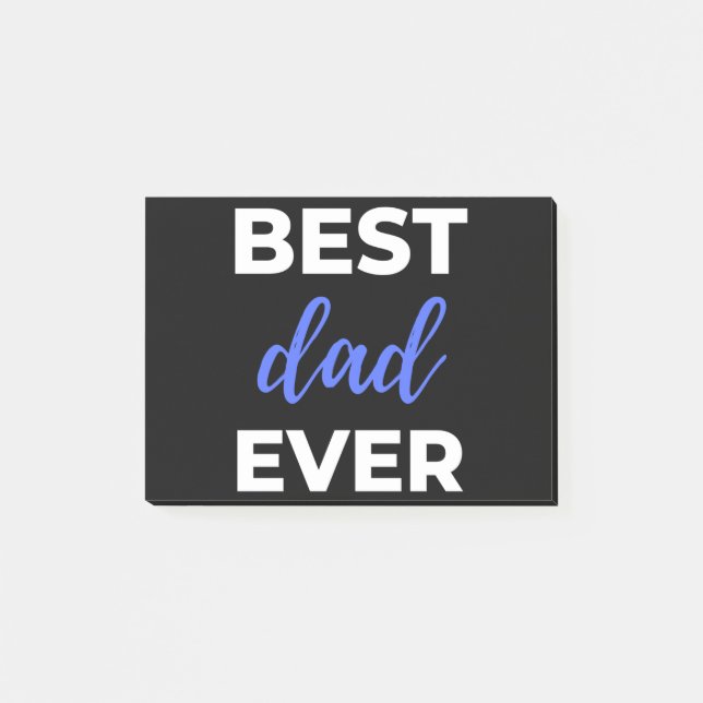 Bester Vater je Post-it Klebezettel (Vorderseite)