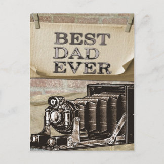 Bester Vater je Postkarte