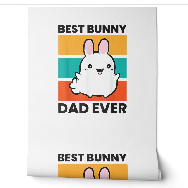 Bester Vater je Rabbit niedlicher Hase Tapete (Abrollen)