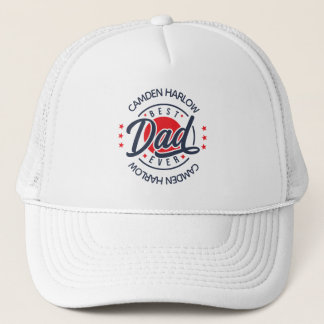 Bester Vater je Red White Blue Golf Hat Truckerkappe