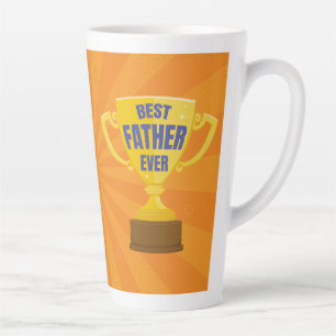 Bester Vater je Retro Trophäe Cup für Vater farben Milchtasse