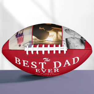 Bester Vater je Roter Vater Tag 3 FotoCollage Football