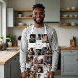 Bester Vater je Script Väter Tag Foto Collage Schürze<br><div class="desc">Feiern Sie den Tag des Vaters mit einem einzigartigen und nachdenklichen Geschenk, das das Herz der Erinnerungen der Familie erobert. Unsere Schürze Best Vater jemals Foto Collage ist speziell dafür konzipiert, 21 Ihrer hochgeschätzten Fotos zu präsentieren und so eine atemberaubende visuelle Hommage an die Momente zu schaffen, die am wichtigsten...</div>