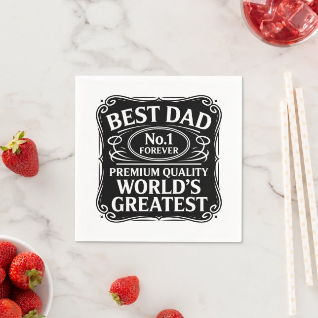 Bester Vater je Serviette (Beispiel)