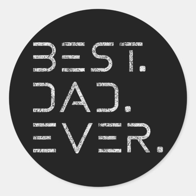 Bester Vater je Shirt Moderner Entwickler-Programm Runder Aufkleber (Vorderseite)