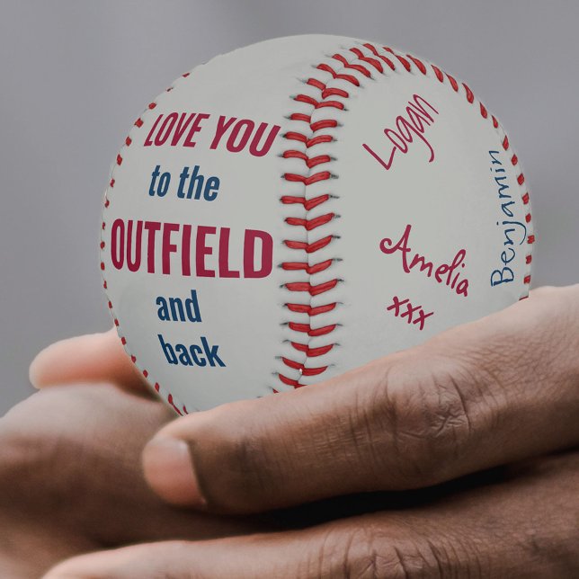 Bester Vater je signiertes Foto Grau Blue Red Baseball (Von Creator hochgeladen)