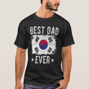 Bester Vater je Südkorea Flagge Bester Südkoreaner T-Shirt