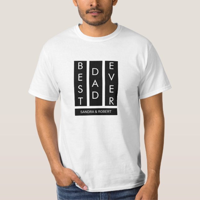 Bester Vater je T - Shirt (Vorderseite)