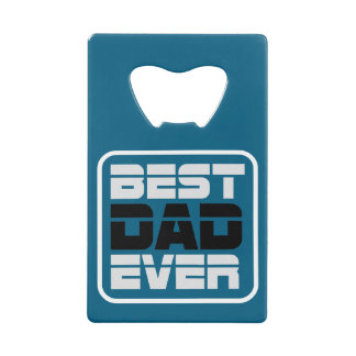 Bester Vater je T - Shirt Geldbeutel Flaschenöffner