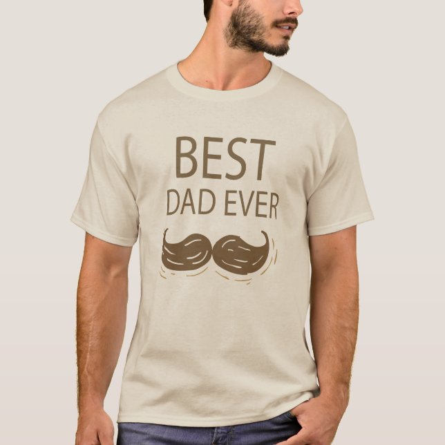 "Bester Vater je" T - Shirt Perfect Vatertag Gesch (Vorderseite)