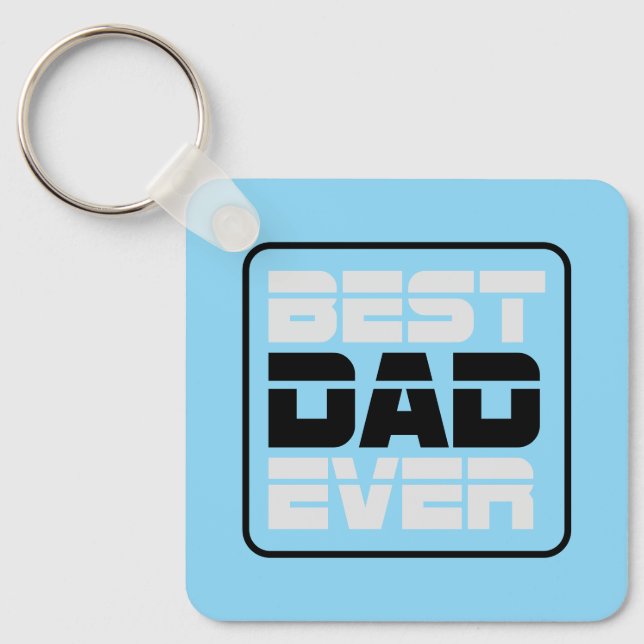 Bester Vater je T - Shirt Schlüsselanhänger (Vorderseite)