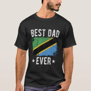 Bester Vater je Tansania Flag Best Tansania Vater T-Shirt