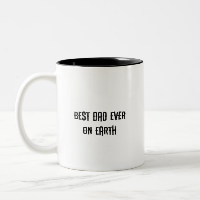 Bester Vater je Tasse der Erde (Links)