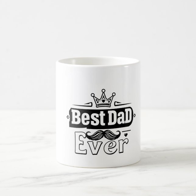 Bester Vater je Tasse - Geschenk für Vater (Mittel)